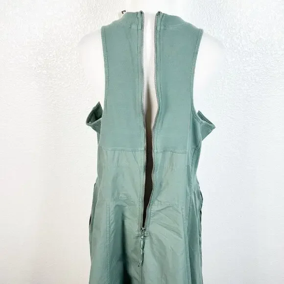 Daily Practice NWT by Anthropologie Women’s Sleeveless Halter Dress in Green XL - Picture 8 of 16